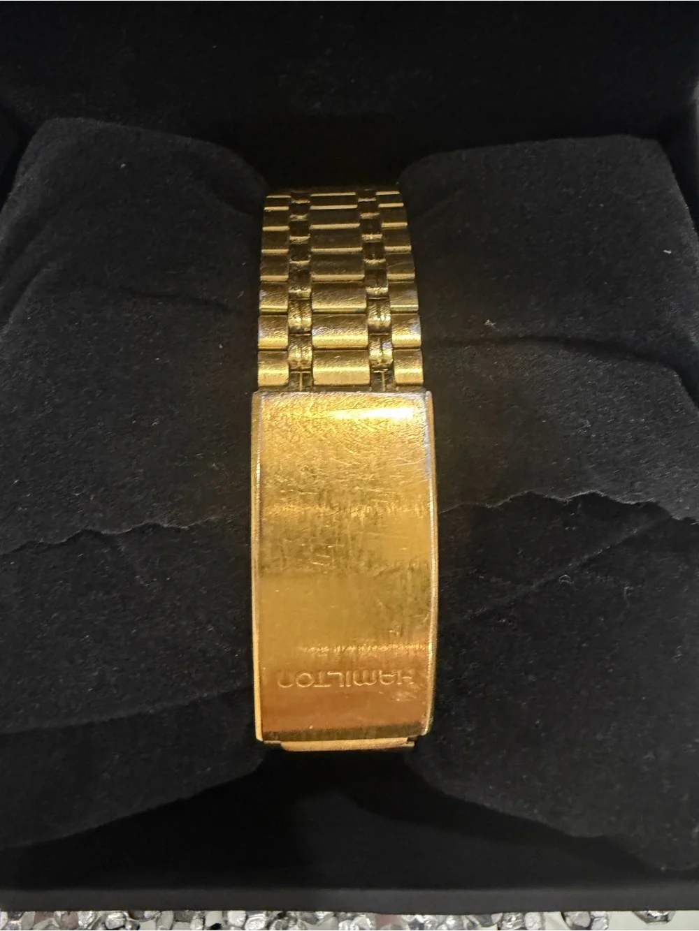 Hamilton Gold-Tone Masterpiece Men's Watch with Date Window